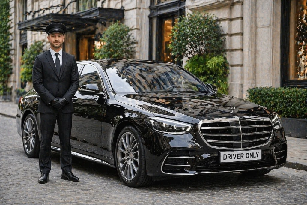 Private driver-only London orientation tour with chauffeur and luxury sedan