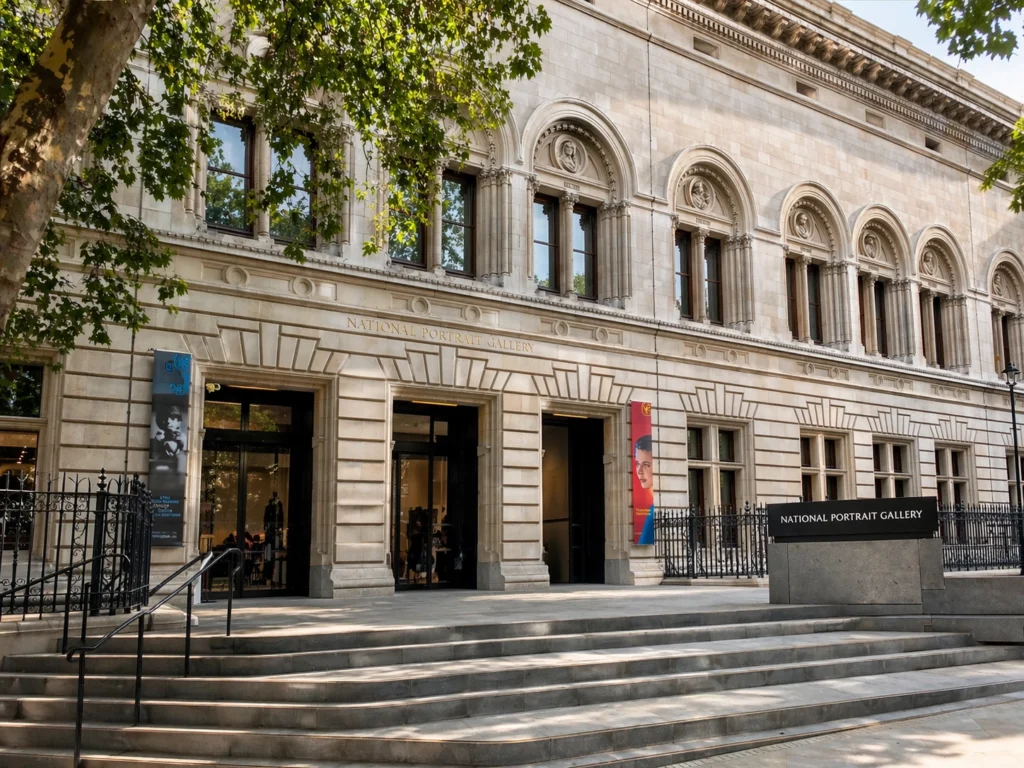 National Portrait Gallery exterior in London for private museum tours and guided cultural visits